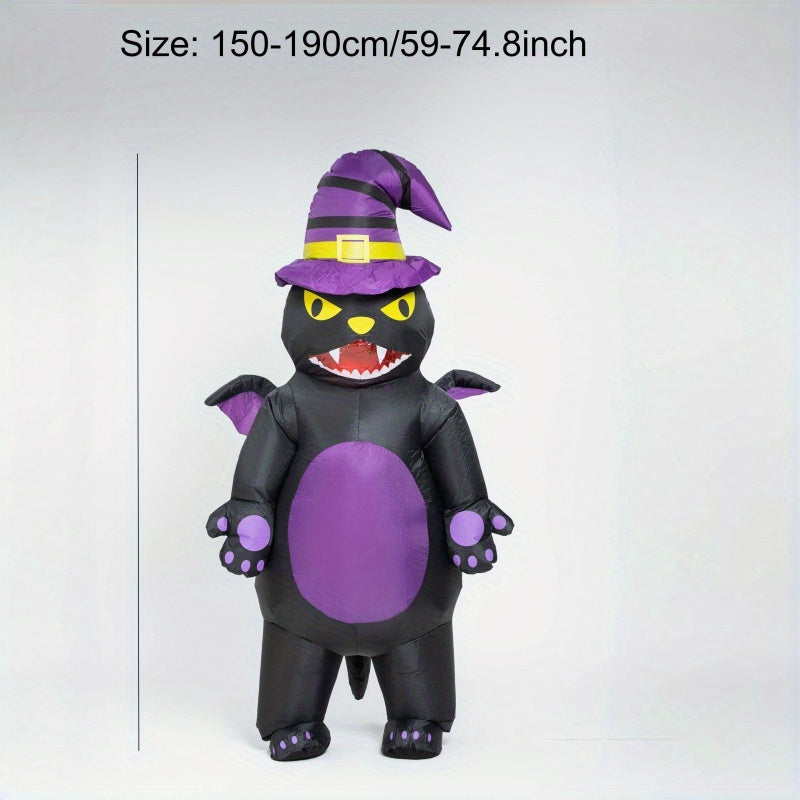 Inflatable Cat Costume with Motorized System