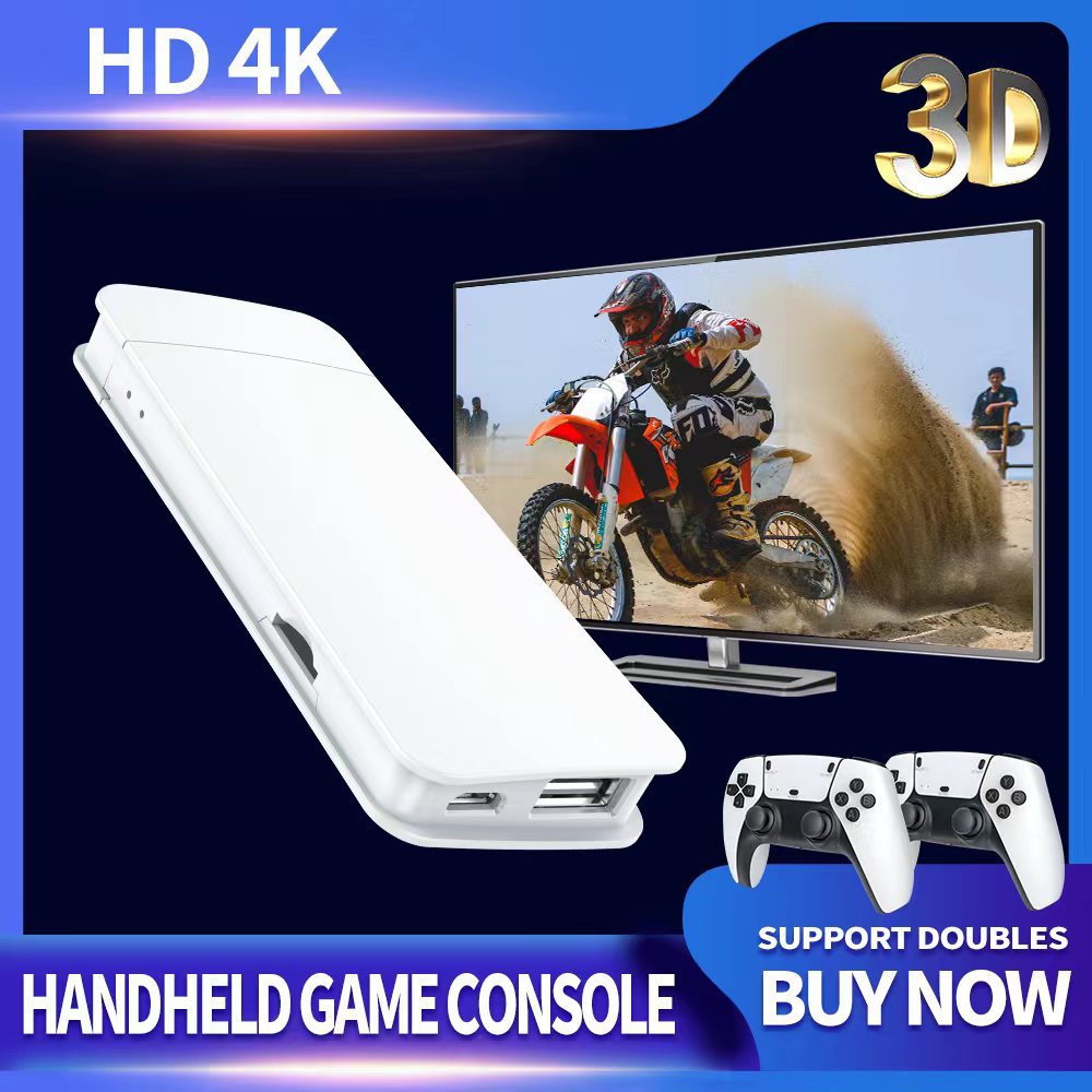 M15 HDMI 4K TV Game Console with Dual Controllers
