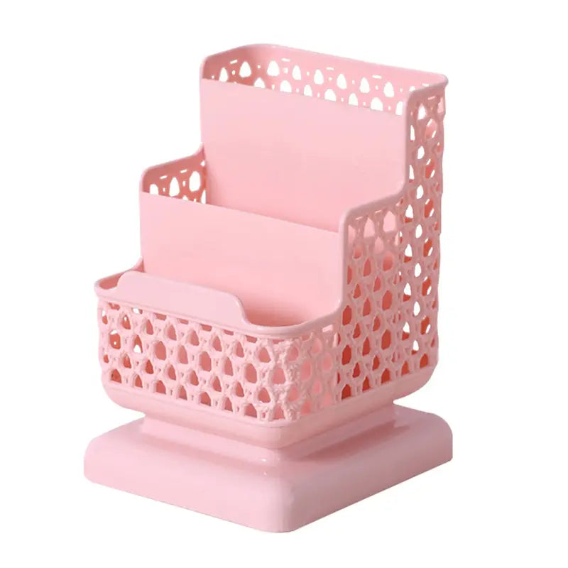 Creative Three-Layer Plastic Desk Storage Box Holder