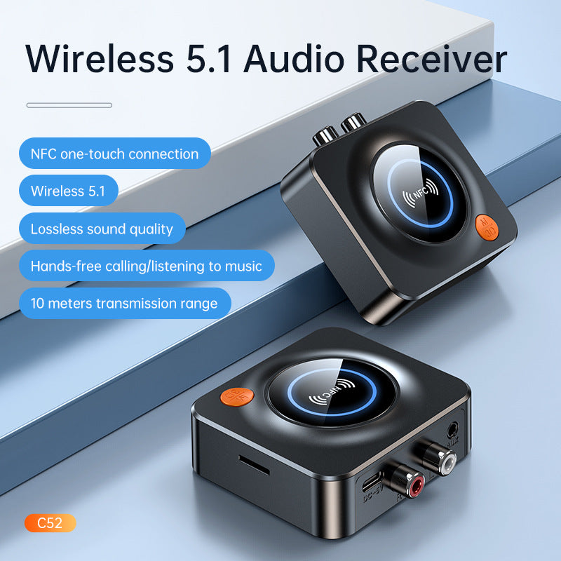 C52 Bluetooth 5.1 Audio Receiver with NFC Connection