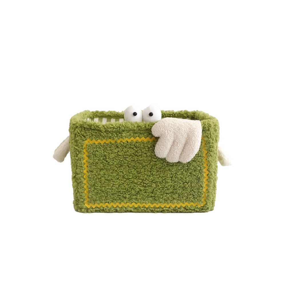 Quirky Monster Striped Storage Basket